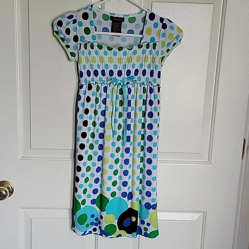 Adorable girls polka-dot dress by Speechless, size 7.